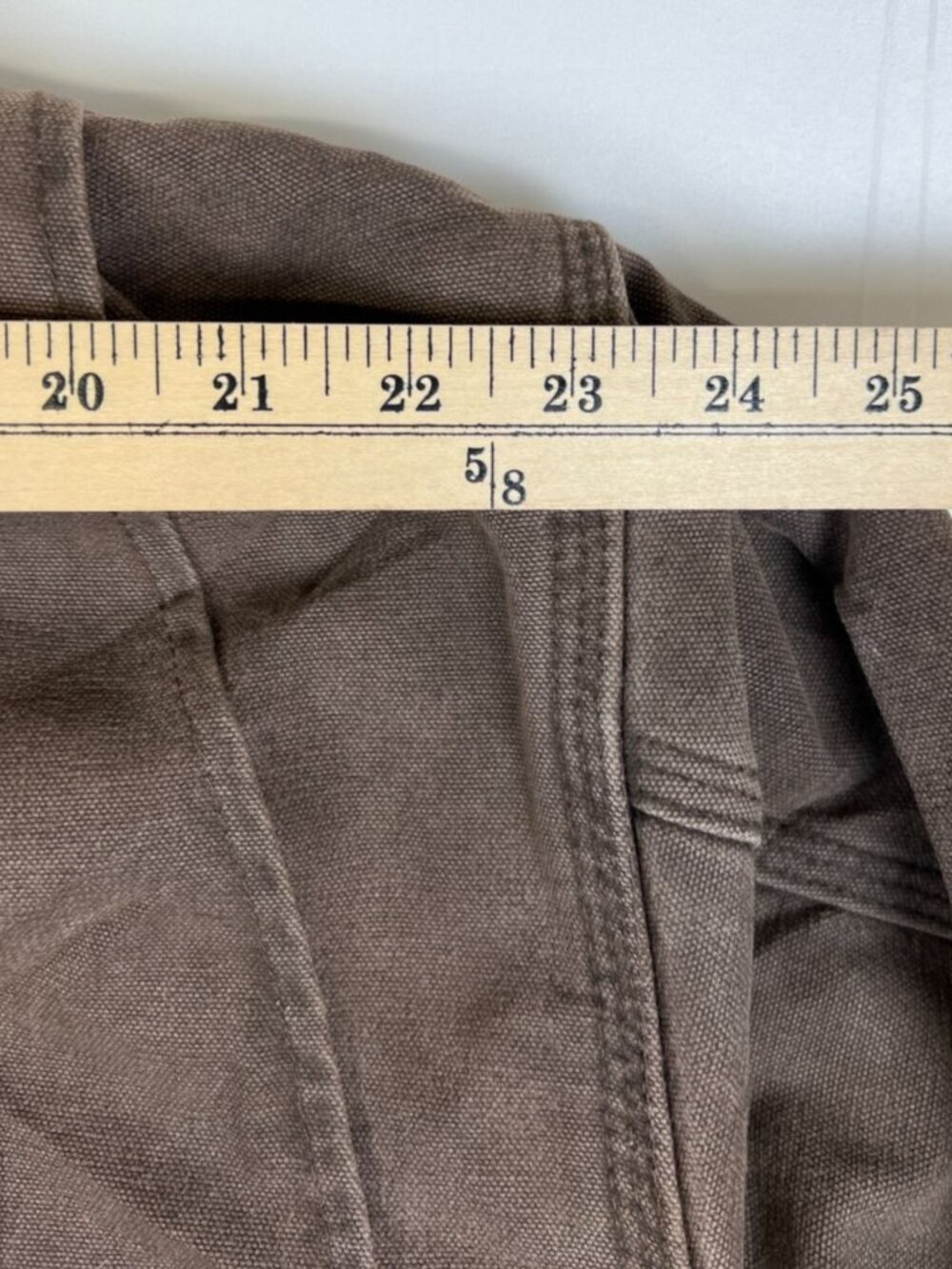 Vintage Carhartt Men 2XL Made in USA Sandstone Chore Coat Brown C58 CHT Blanket - Picture 11 of 11